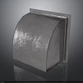 Metal Semicircular Industrial Ventilation Duct Cover With Smooth Surface And Reflective Finish