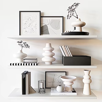 Modern ornaments 3d model