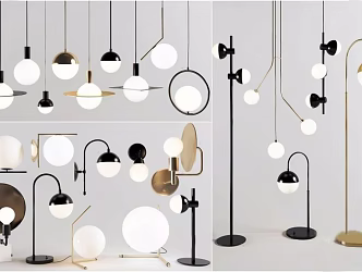 Lamp combination 3d model