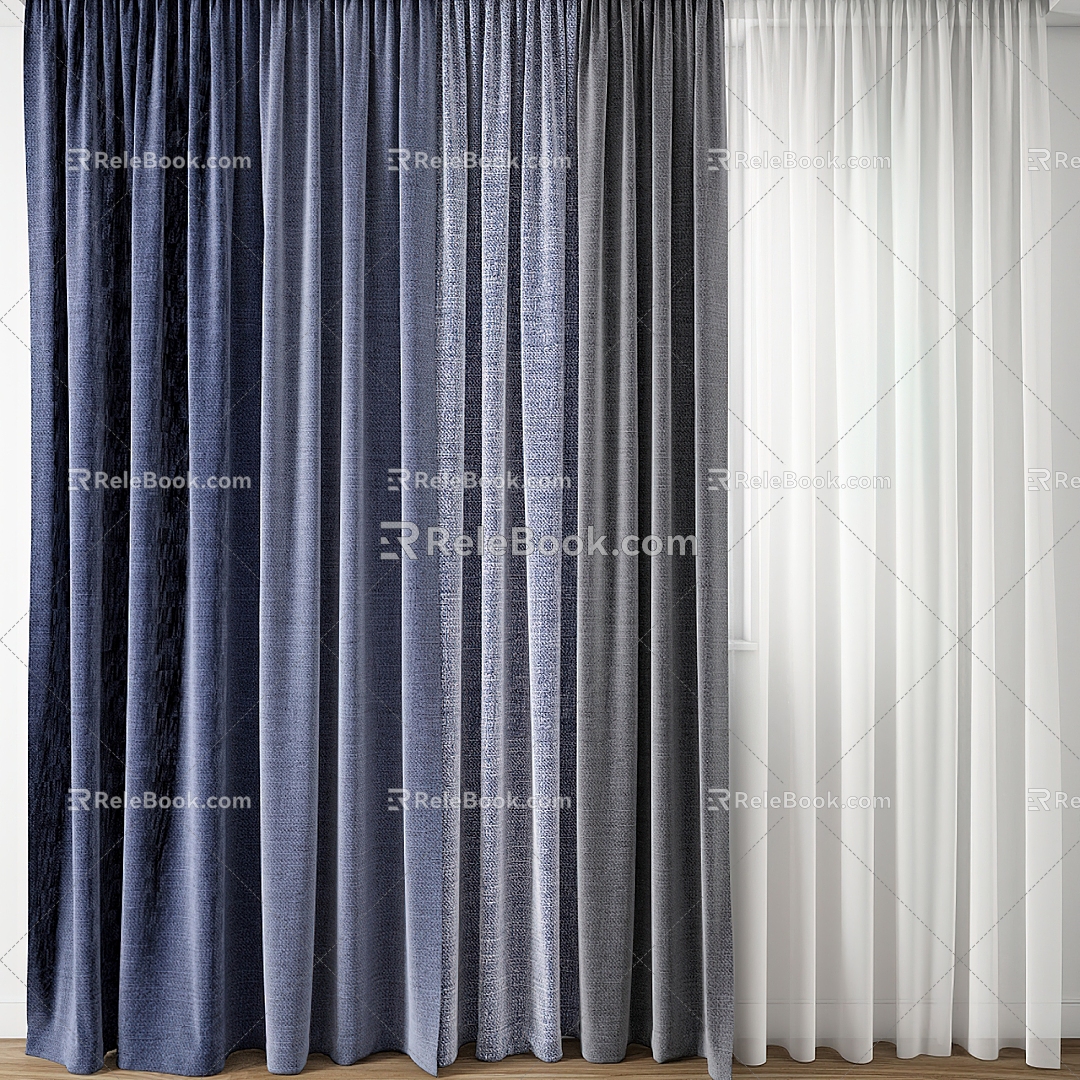 Fabric Curtain model