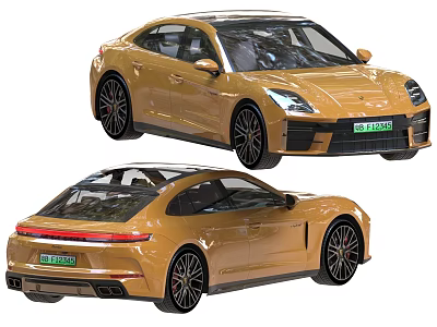 2024 Porsche Paramela Porsche Coupe Porsche sports car Porsche Cars 3d model