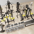 Fitness Equipment 3d model