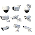 Projection Monitoring Surveillance Cameras Various Types for Indoor Outdoor Security