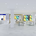 Modern Mobile Phone Store Huawei Smart Home Life Hall Unicom Huawei 3d model