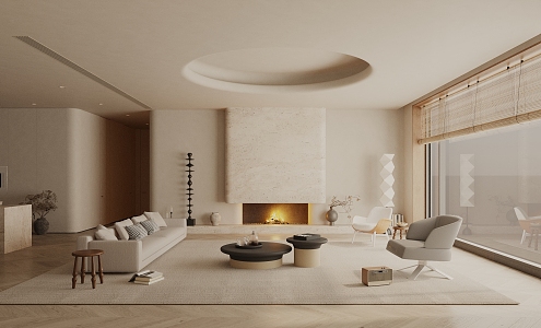 The Silent Living Room 3d model