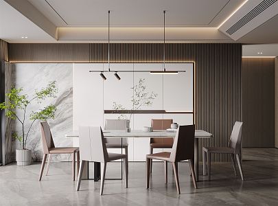 Modern Restaurant 3d model