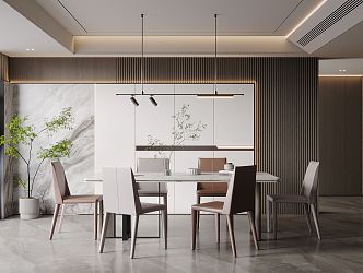 Modern Restaurant 3d model