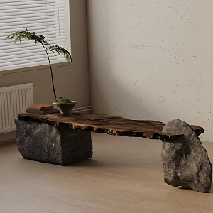 Modern shoe changing stool 3d model