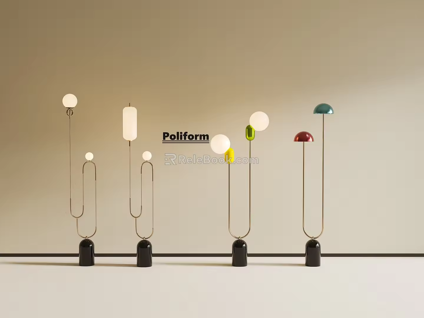 Light Luxury Simple Floor Lamp Italian Style Light Luxury Floor Lamp Modern Simple Floor Lamp Metal Floor Lamp Dopamine 3d model