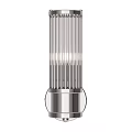 Modern Stainless Steel Wall Light With Sleek Cylindrical Design And Multiple Light Strips