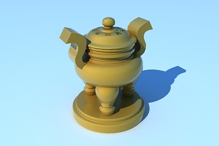 Ding furnace Dan furnace Ding 3d model