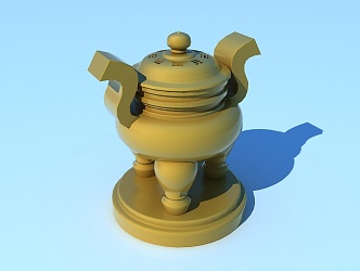 Ding furnace Dan furnace Ding 3d model