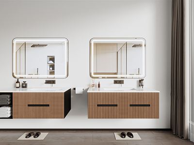 Modern bathroom cabinet model