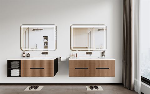 Modern bathroom cabinet 3d model