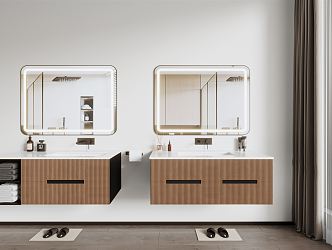 Modern bathroom cabinet 3d model