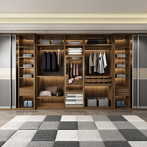 Modern wardrobe 3d model