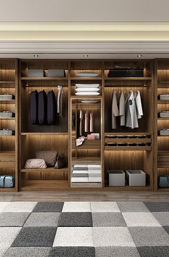 Modern wardrobe 3d model