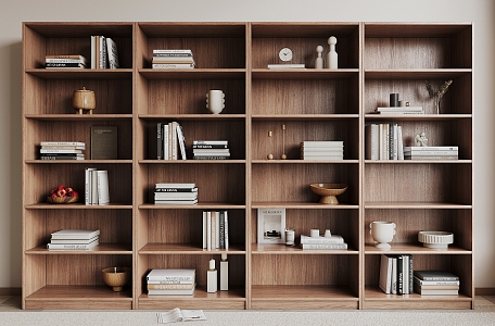 Bookcase Bookshelf 3d model