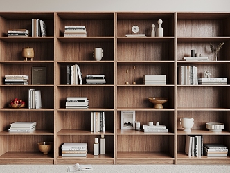 Bookcase Bookshelf 3d model