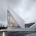 Modern Sales Office Building Sales Office Demonstration Building 3d model