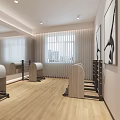 Spacious Pilates Studio With Modern Equipment And Bright Interior