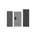 Sleek Modern Refrigerators And Freezers With Stainless Steel Finish For Kitchen Areas