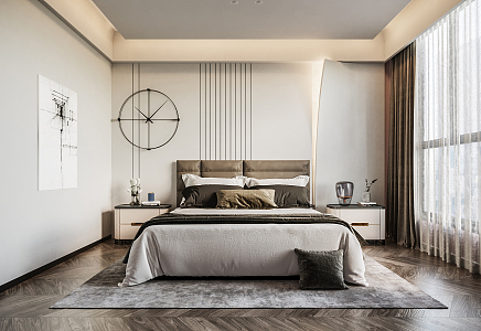 Modern Bedroom 3d model