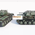 Green Military Tank Models With 52 Markings Turrets And Tracks