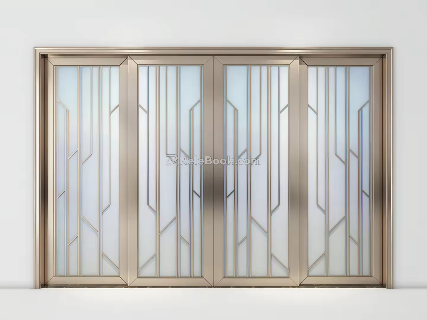Modern sliding door 3d model
