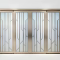 Modern sliding door 3d model