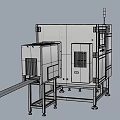 Industrial Inspection Equipment With Display Screen Control Panel And Conveyor Belt System