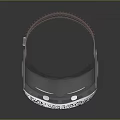 White VR Headset With Comfortable Headband And Dark Tinted Lens Design