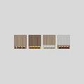 Modern Light Wooden Curved Decorative Cabinet With Built In Ambient Lighting For Home Storage