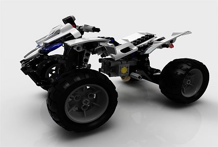 Modern toy car 3d model