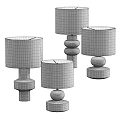 Modern Table Lamp West Elm Totem 3d model