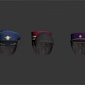 Colorful Uniform Caps In Different Colors And Styles For Daily Use