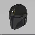 Metallic Vintage Helmet Featuring Shiny Surface Black Visor And Silver Accents