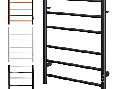 Bathroom Towel Racks With Multiple Color Options 3d model