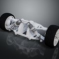 Hyundai car chassis car bearing wheel gear 3d model