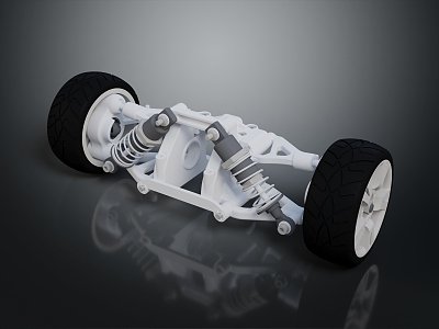 Hyundai car chassis car bearing wheel gear 3d model