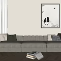 Modern Multiplayer Sofa 3d model