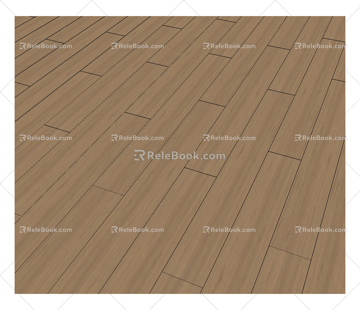 Modern Flooring Wood Flooring 3d model