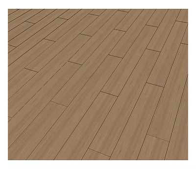 Natural Hardwood Flooring With Smooth Surface And Classic Wood Grain 3d model