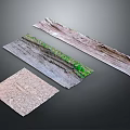Household Living Supplies Different Textured Mats In Grey Green And Beige Tones