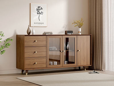 New Chinese Style Simple Sideboard model