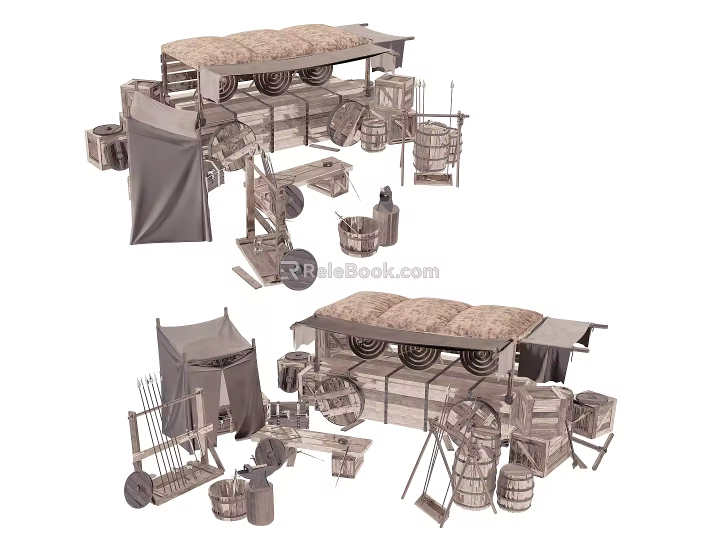 ancient building 3d model