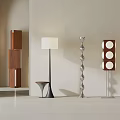Middle style floor lamp 3d model