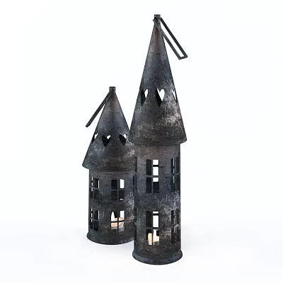 Modern wrought iron castle castle 3d model
