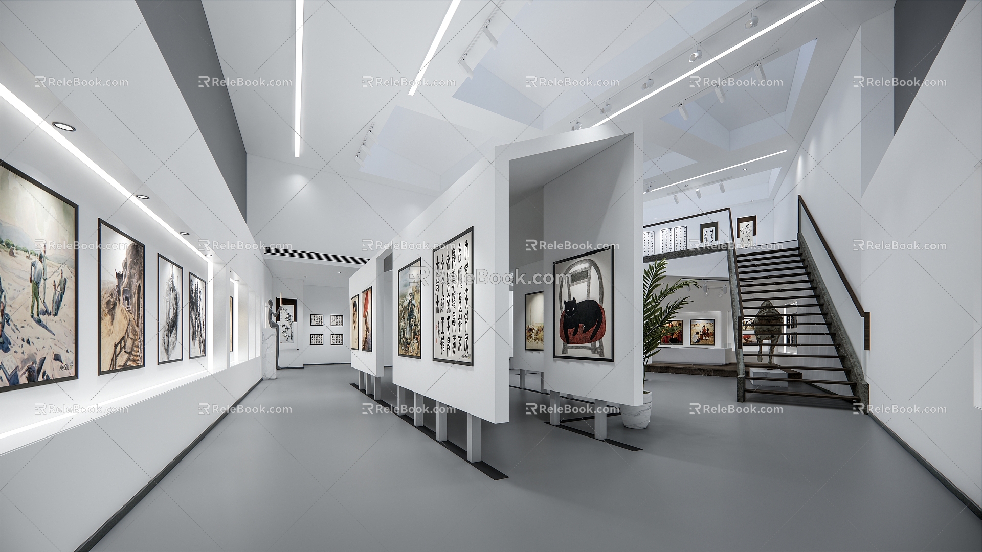 Inside the Art Museum 3d model