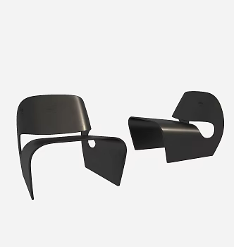 Seat single chair leisure chair 3d model